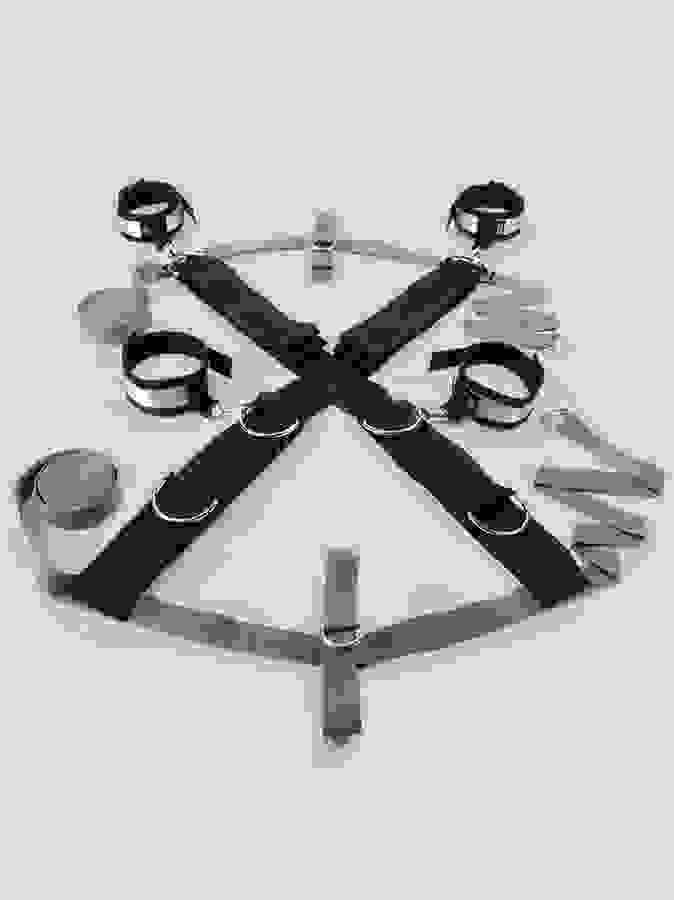 Fifty Shades of Grey Keep Still Over the Bed Cross Restraint, Silver, hi-res
